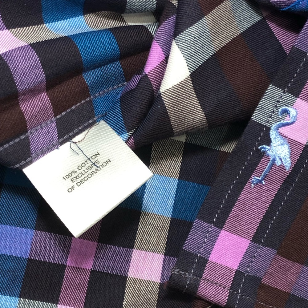 Men’s NWT Tailorbyrd 1930 Long Sleeve Plaid Shirt - Picture 6 of 8